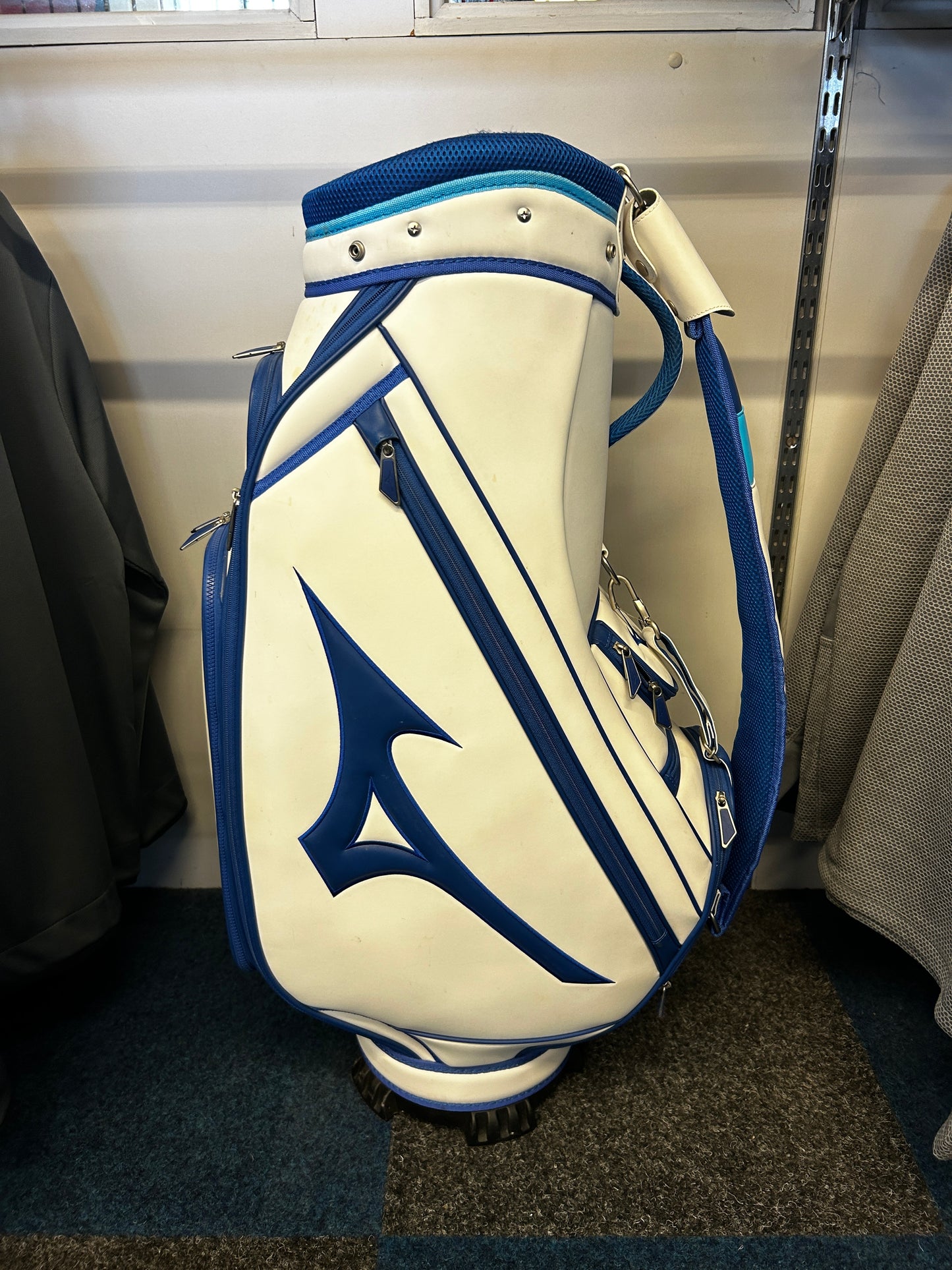 MIZUNO TOUR BAG (BLUE/WHITE)