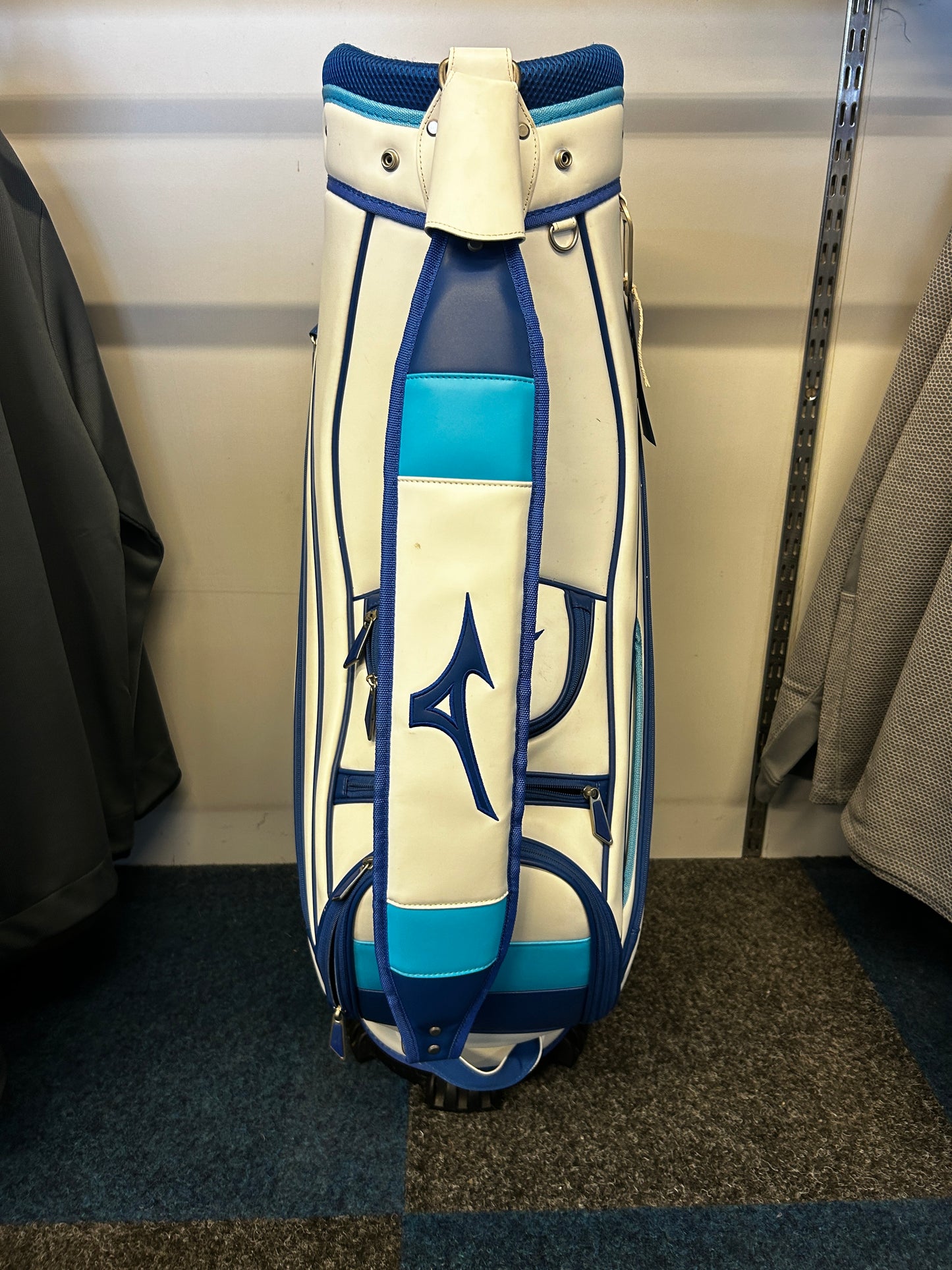 MIZUNO TOUR BAG (BLUE/WHITE)