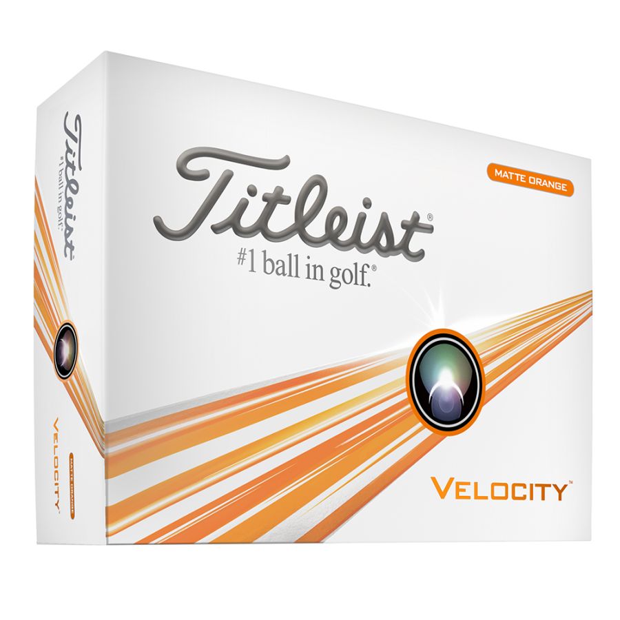 Titleist Velocity 12 Pack (Matte Orange)