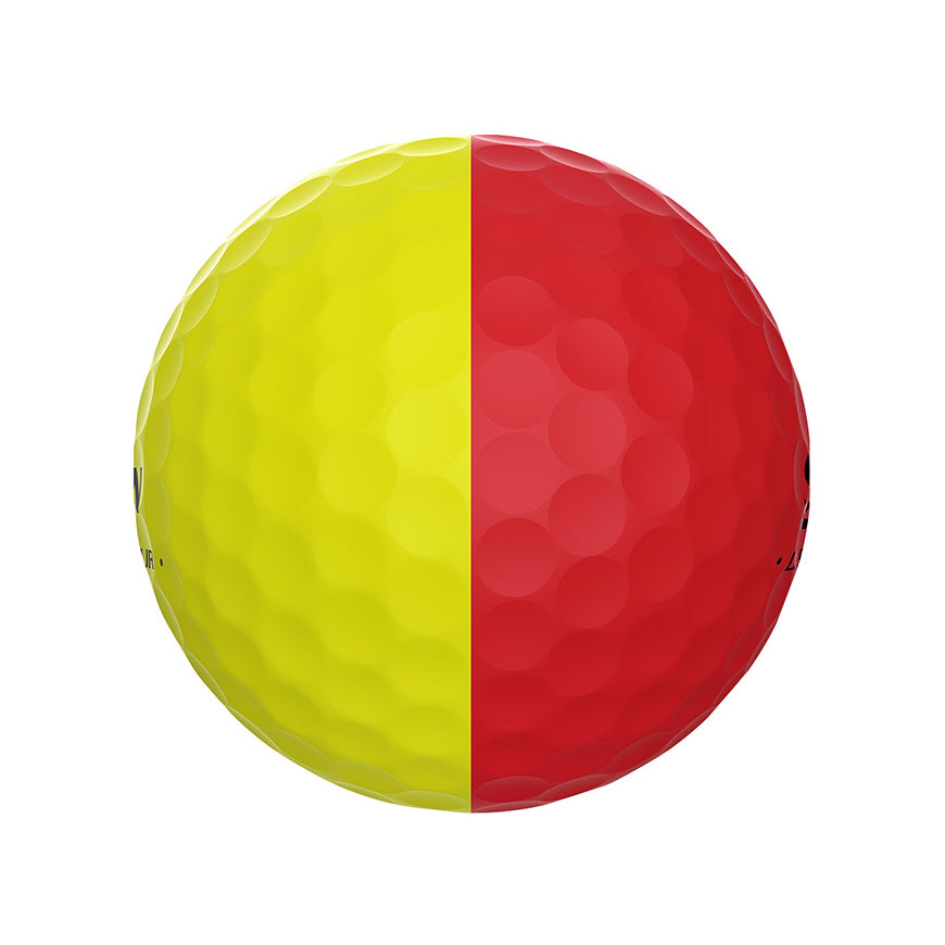 Srixon Q-Star Tour Divide 12 Ball Pack (Yellow/Red)