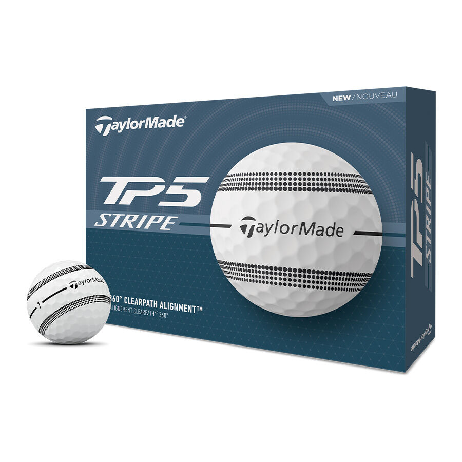 TaylorMade TP5 Stripe 12 Pack (White)