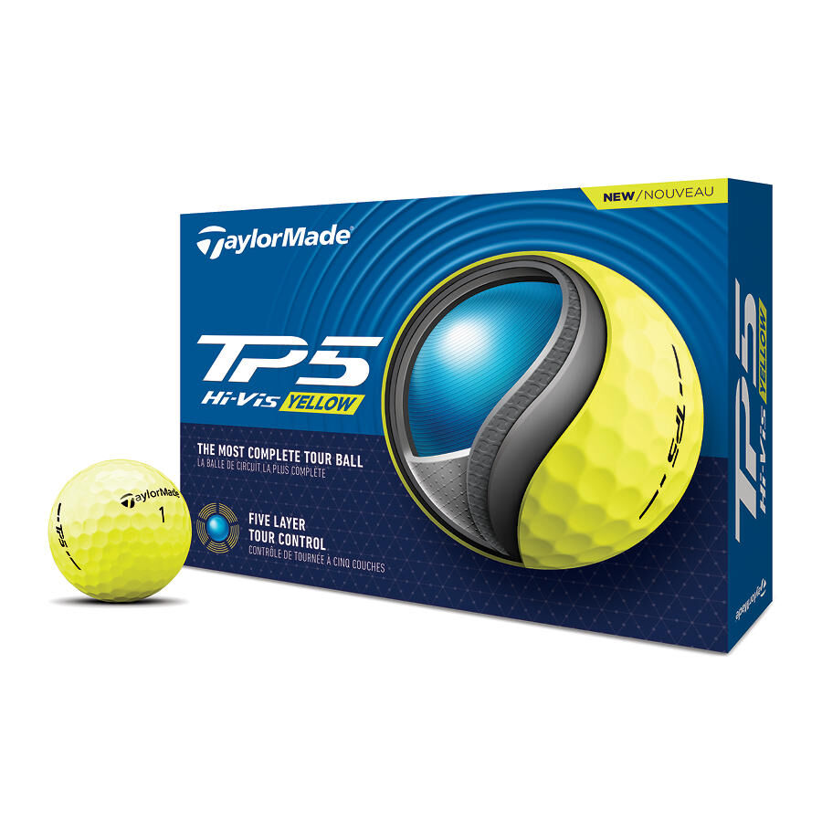 TaylorMade TP5 Hi-Vis 12 Pack (Yellow)