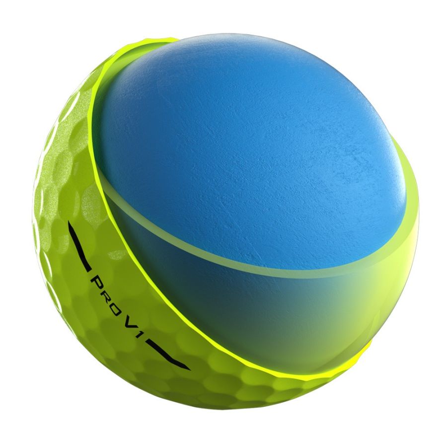 Titleist Pro V1 12 Ball Pack (Yellow)