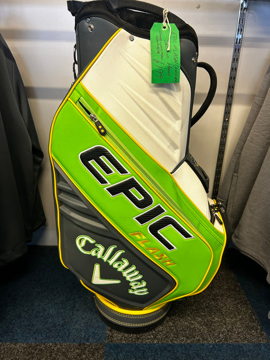 CALLAWAY EPIC FLASH TOUR BAG (GREEN/WHITE)