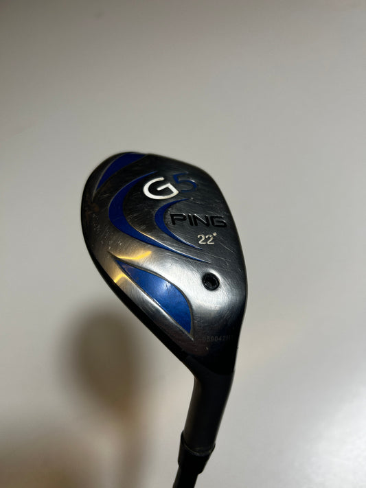 PING G5 4 HYBRID 22 DEGREE (REGULAR FLEX)