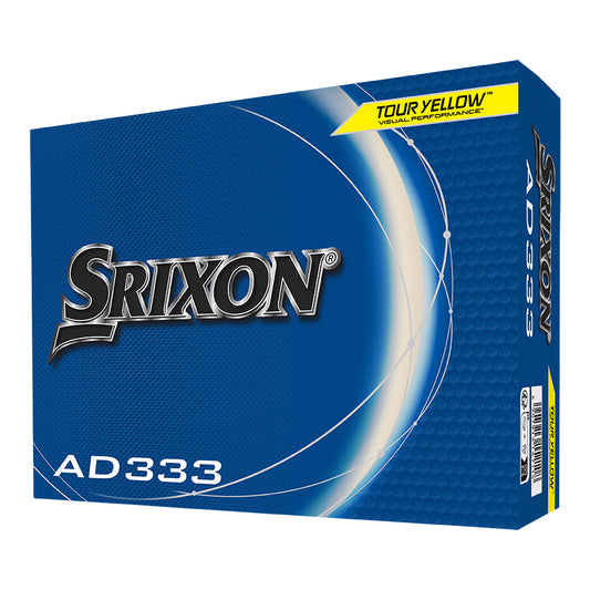 Srixon AD333 12 Ball Pack (Yellow)