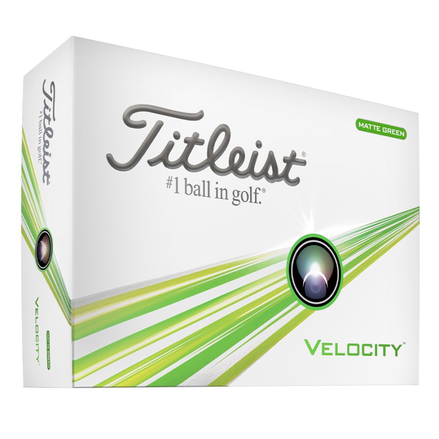 Titleist Velocity 12 Pack (Matte Green)